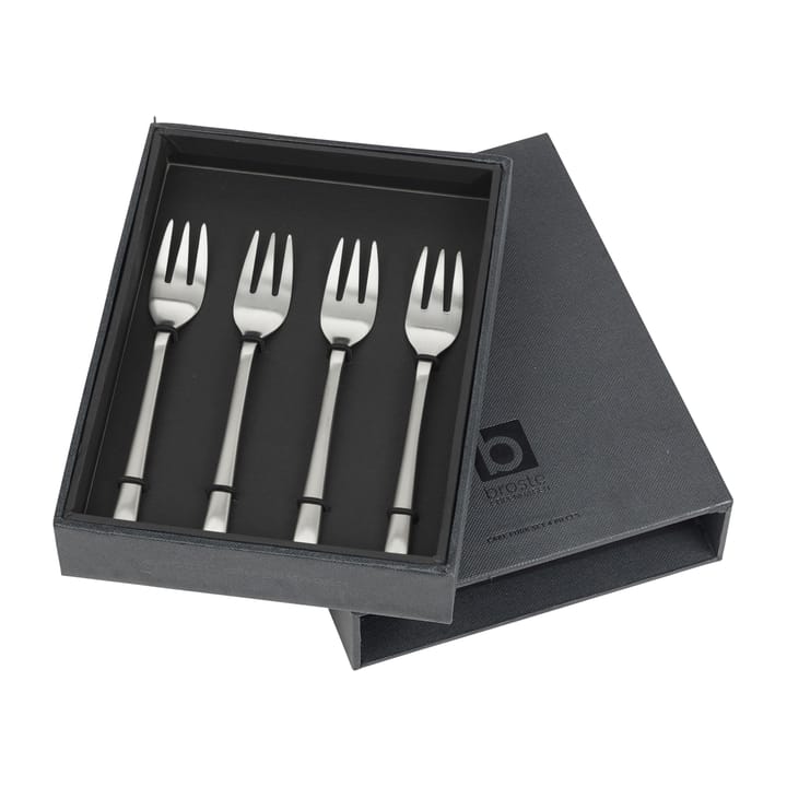 Hune taartvork 4-pack - Brushed satin - Broste Copenhagen