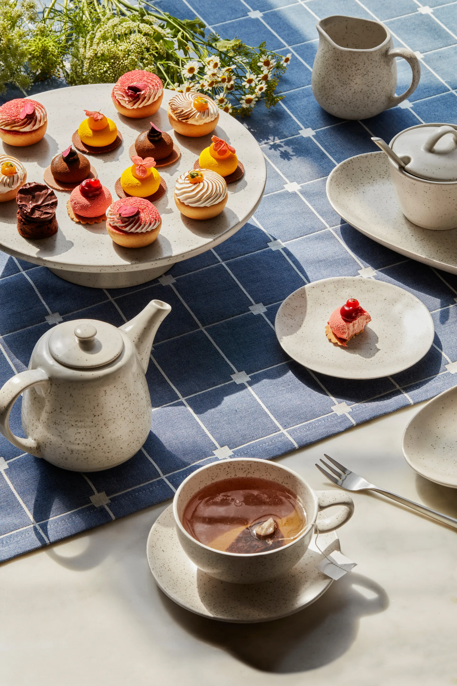 Hune taartvork 4-pack, Brushed satin Broste Copenhagen