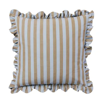 Ina kussenhoes - Dusty blue-brown kelp, 50x50 cm - Broste Copenhagen