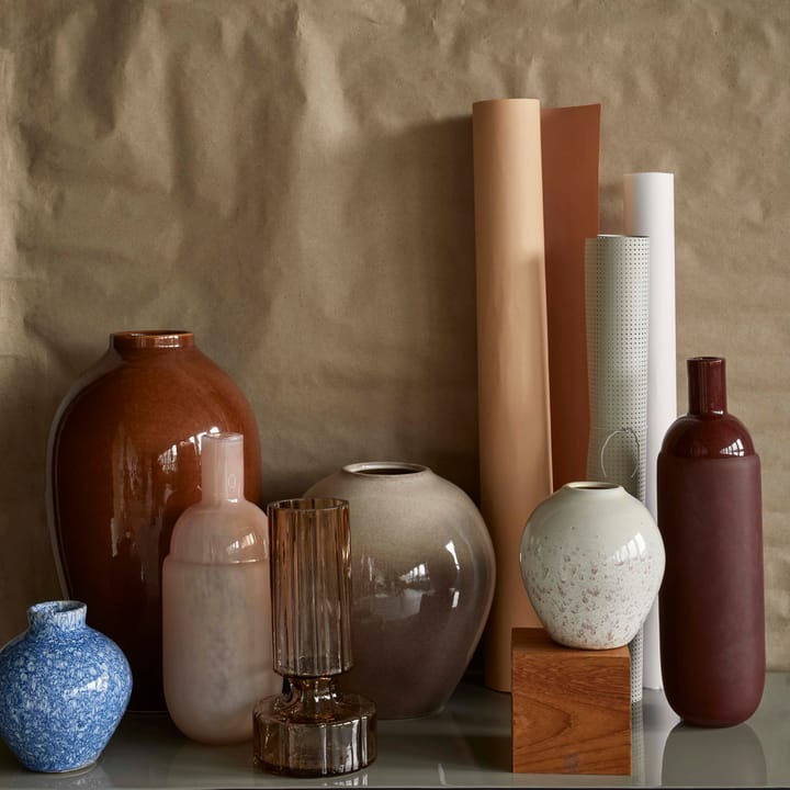 Ingrid keramieken vaas 25,5 cm, Simple taupe-brown Broste Copenhagen
