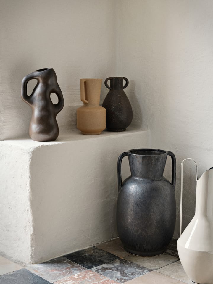 Isolde vaas 35 cm, Antique brown Broste Copenhagen