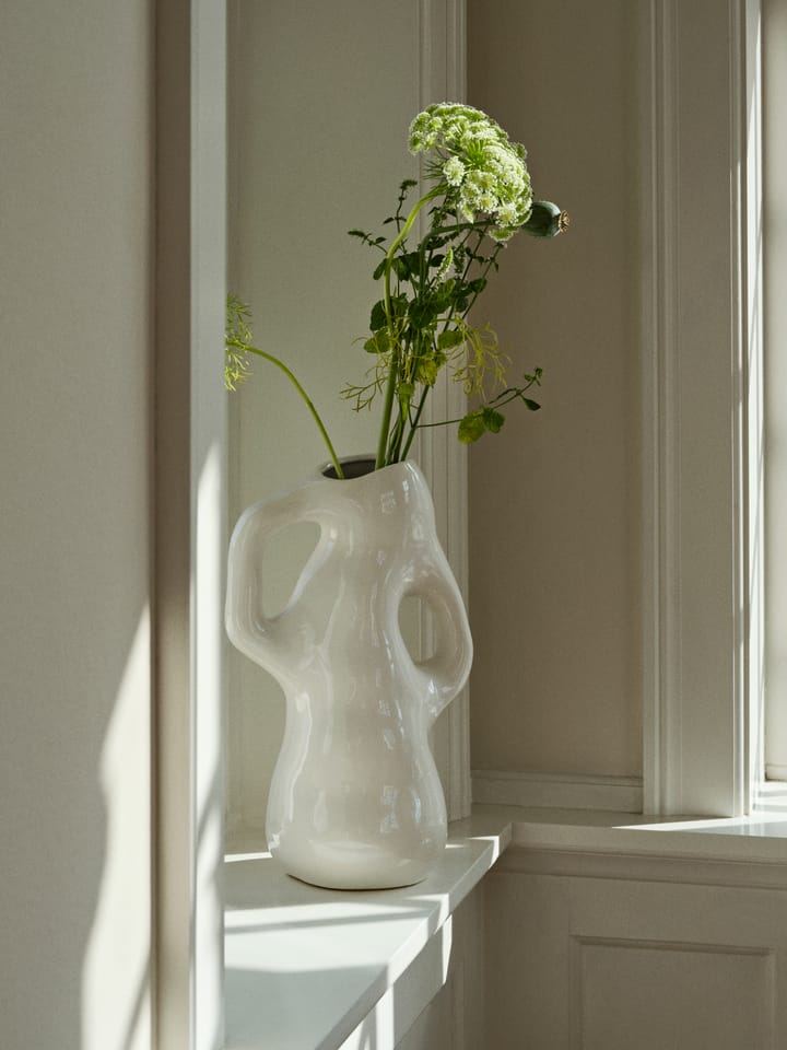 Isolde vaas 35 cm - White - Broste Copenhagen