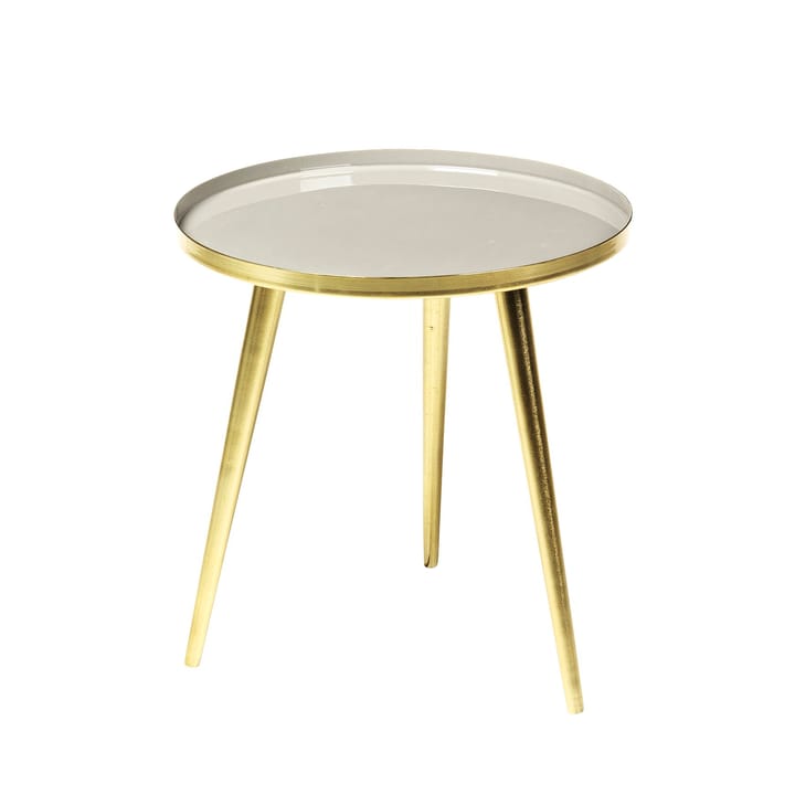 Jelva tafel simply taupe-brass - Ø 35 cm. - Broste Copenhagen
