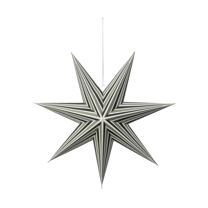 Joy adventsster - Deep Forest-Light Sage, L - Broste Copenhagen