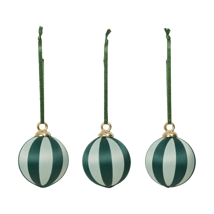Joy kerstbal - Deep Forest-Light Sage - Broste Copenhagen