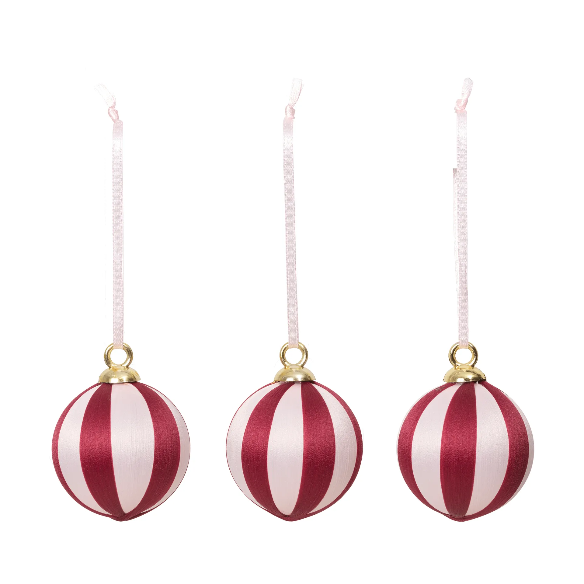 Joy kerstbal, Deep Red-Soft Pink Broste Copenhagen