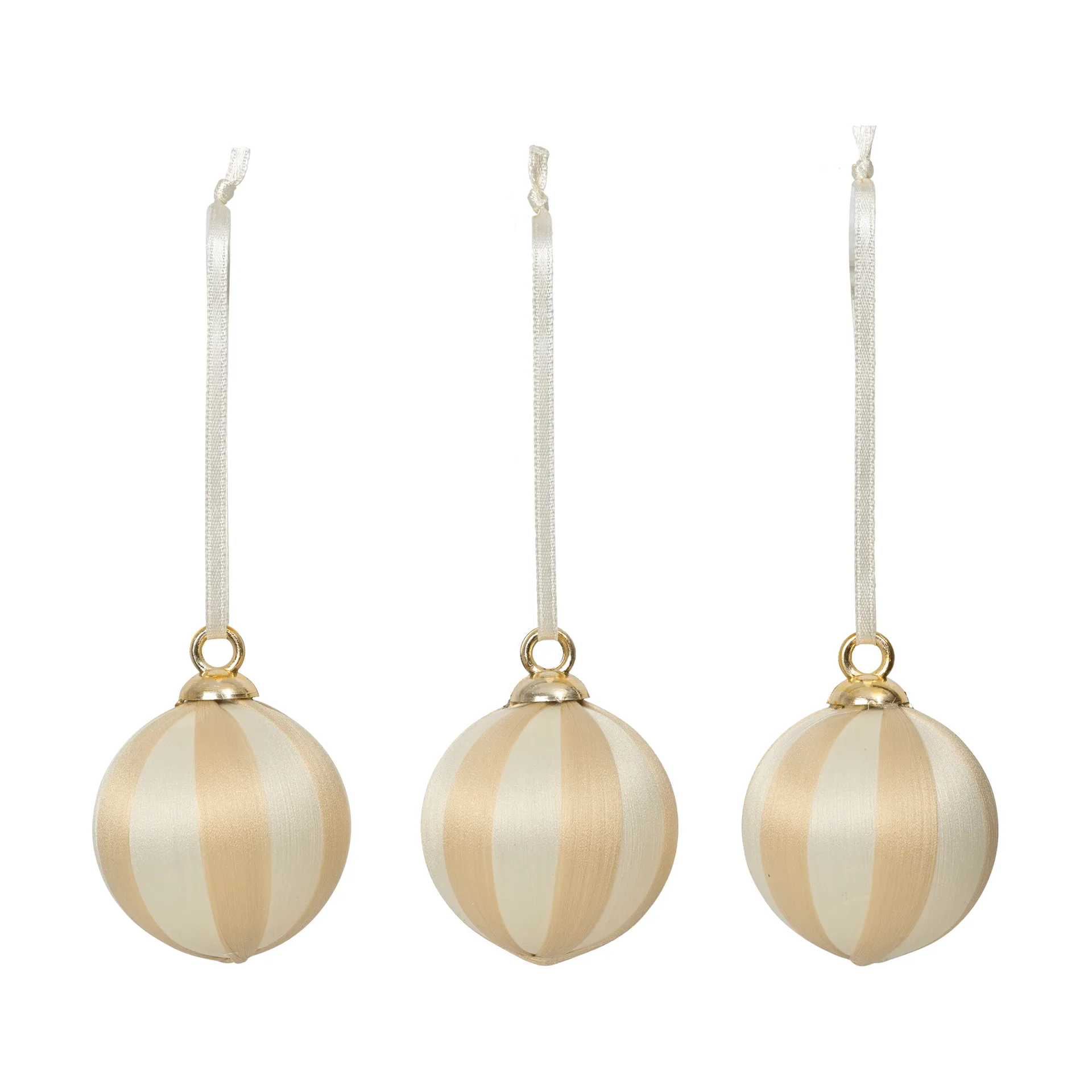 Joy kerstbal, Off White-Beige Broste Copenhagen