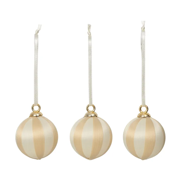 Joy kerstbal - Off White-Beige - Broste Copenhagen