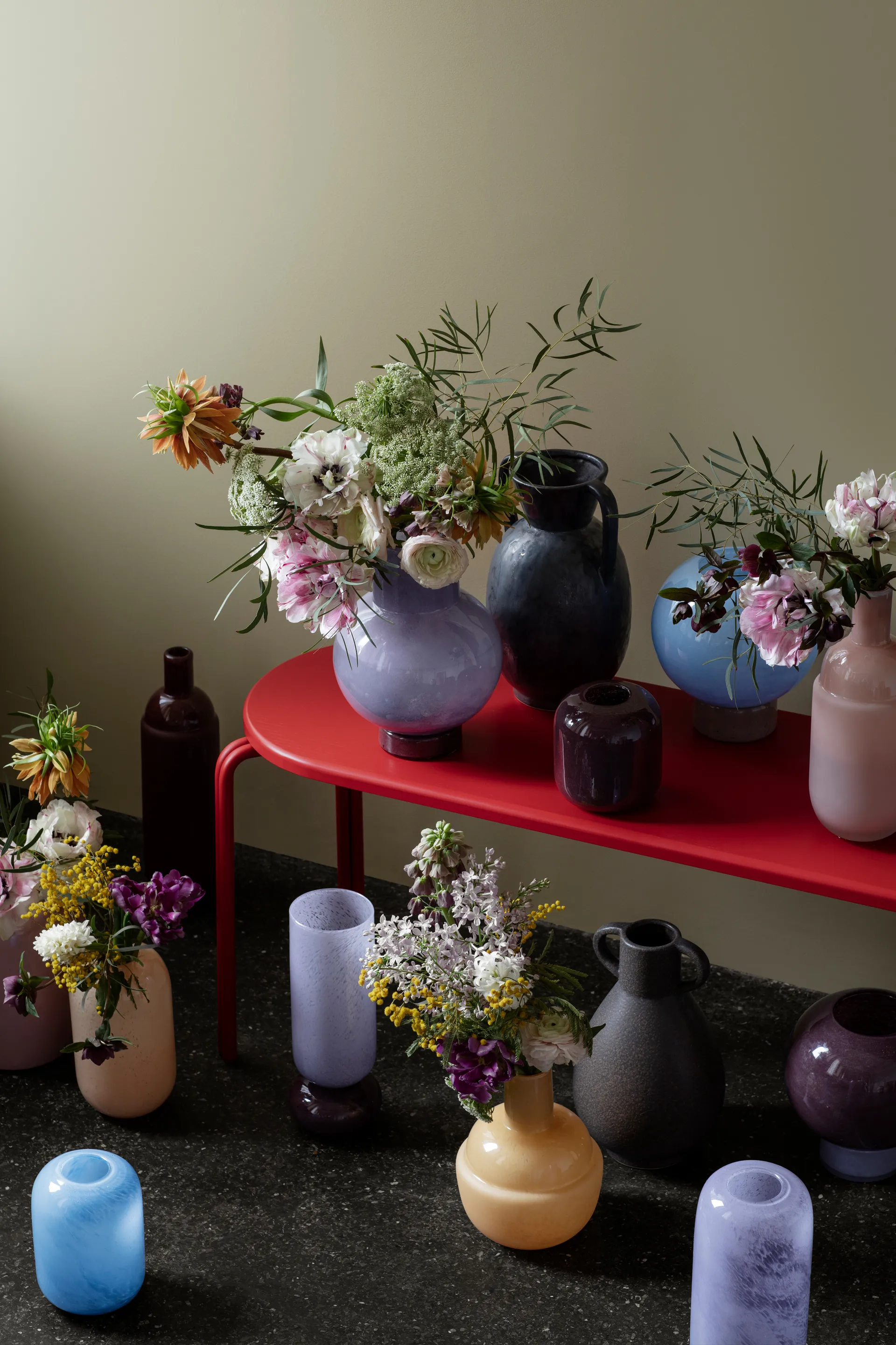 Kai vaas 25,5 cm, Orchid Broste Copenhagen