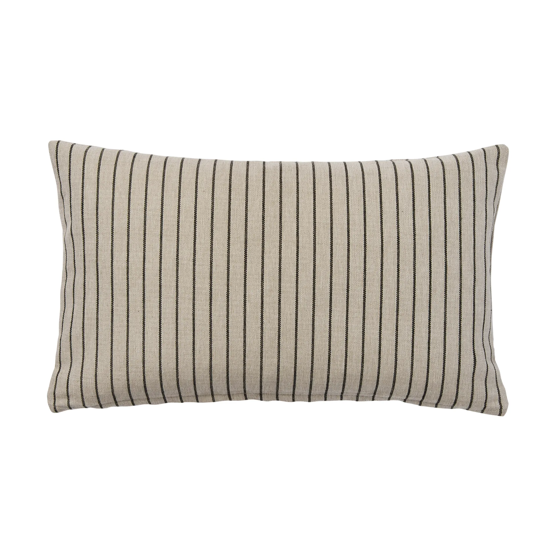 Karen kussenhoes, Licht beige-zwart, 30x50 cm Broste Copenhagen