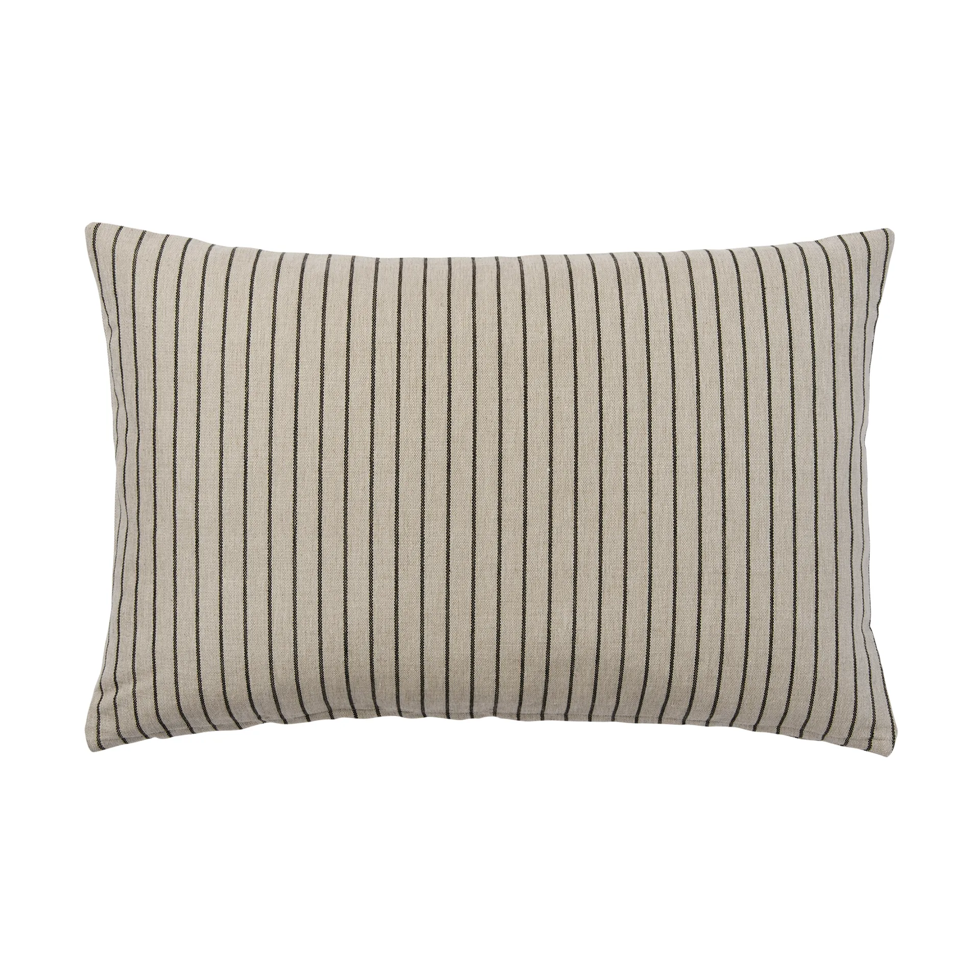 Karen kussenhoes, Light beige-zwart, 40x60 cm Broste Copenhagen