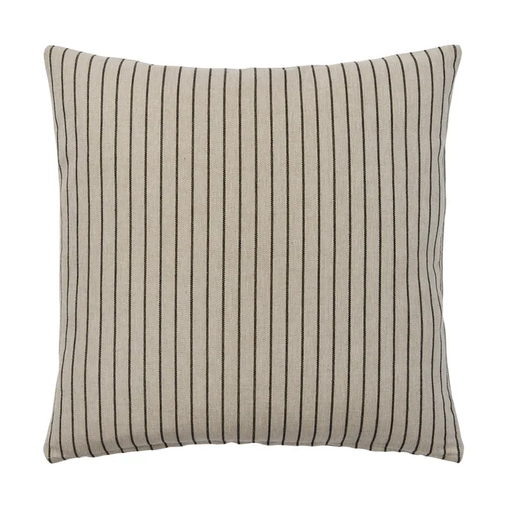 Karen kussenhoes - Light beige-zwart, 50x50 cm - Broste Copenhagen