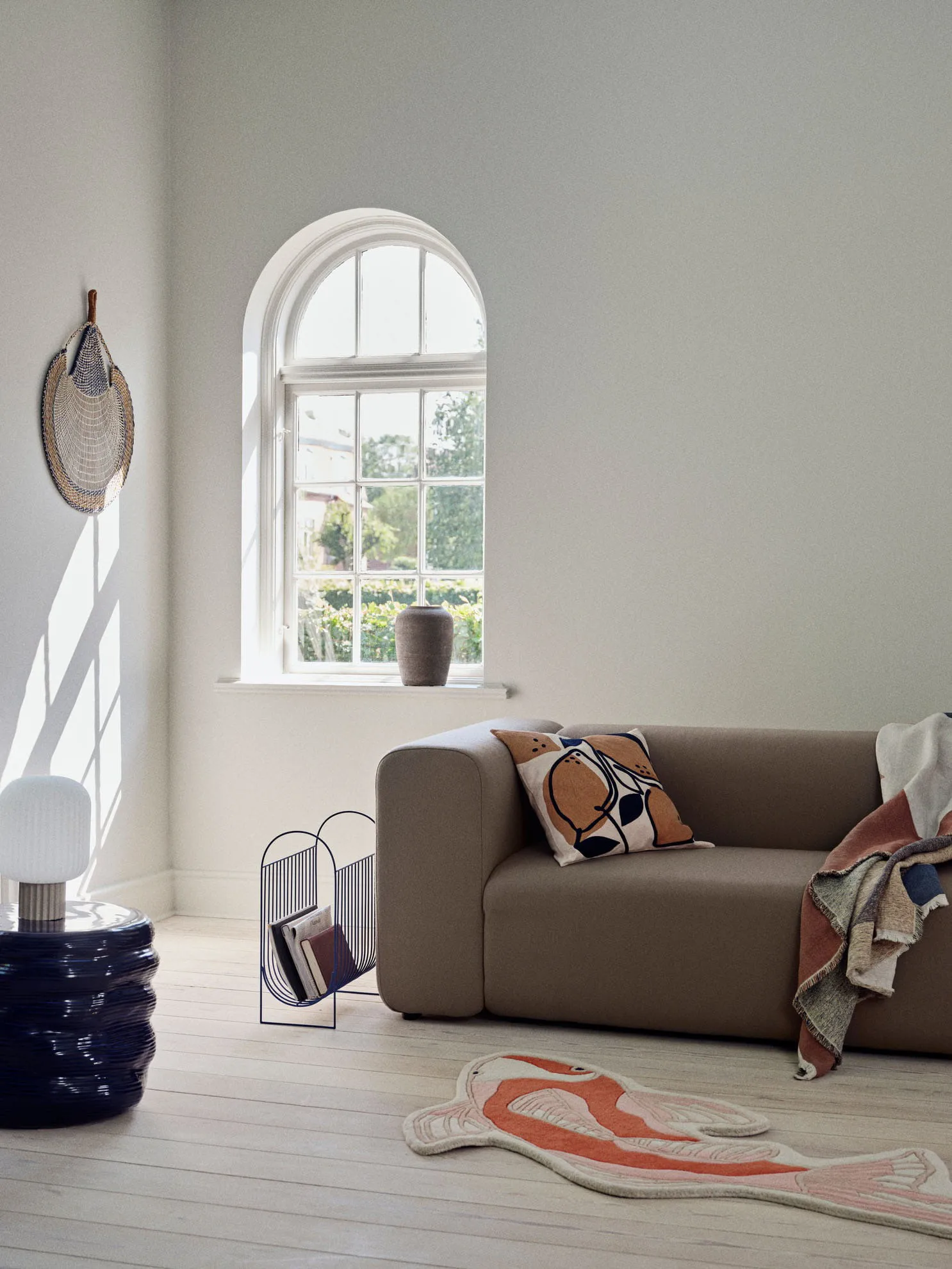 Koi vloerkleed 97x130 cm, Pumkin orange Broste Copenhagen