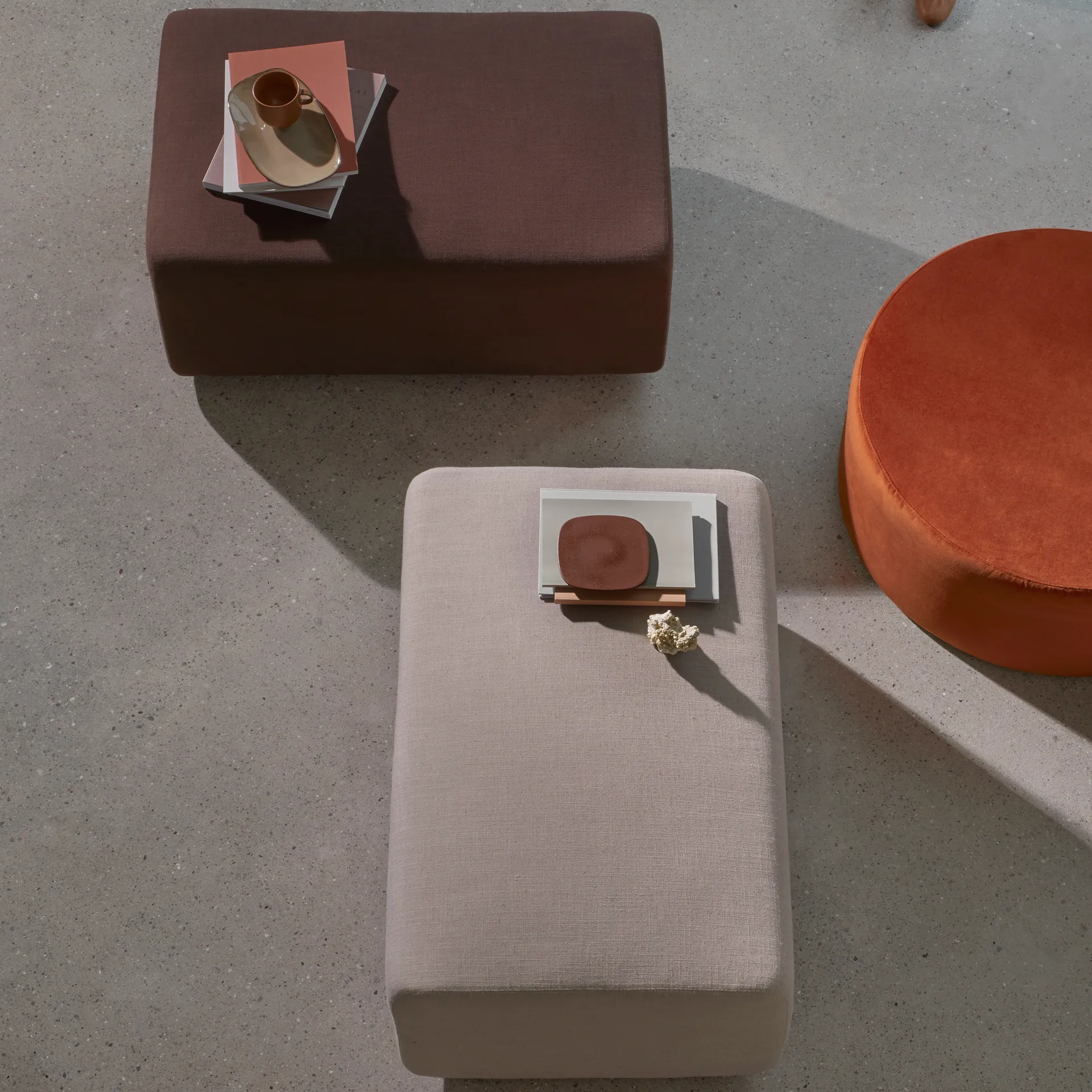 Lagoon modul poef, Latte Broste Copenhagen