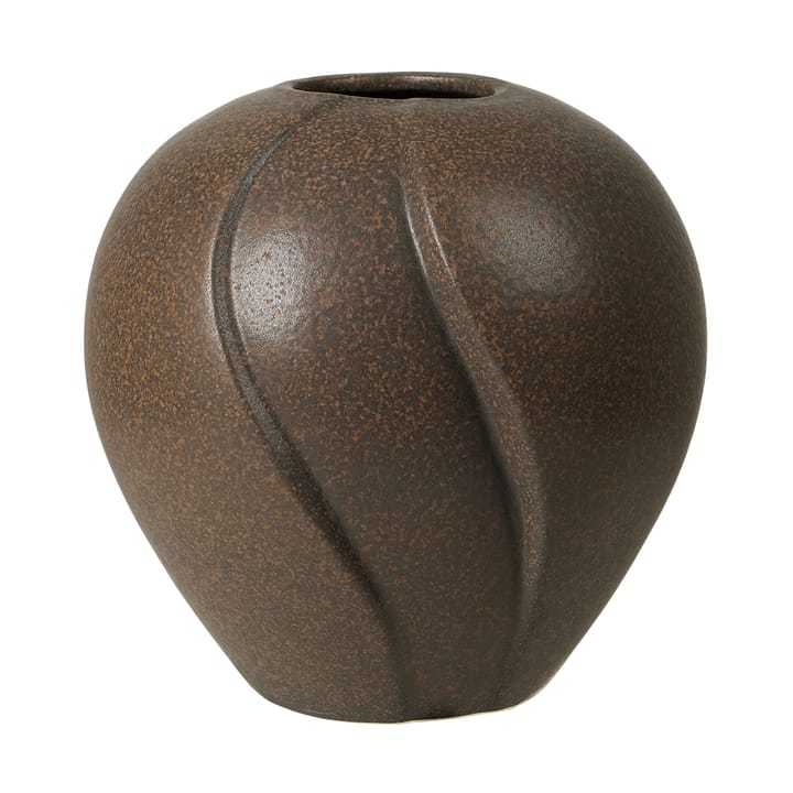 Leda vaas Ø15x15 cm - Antique brown - Broste Copenhagen