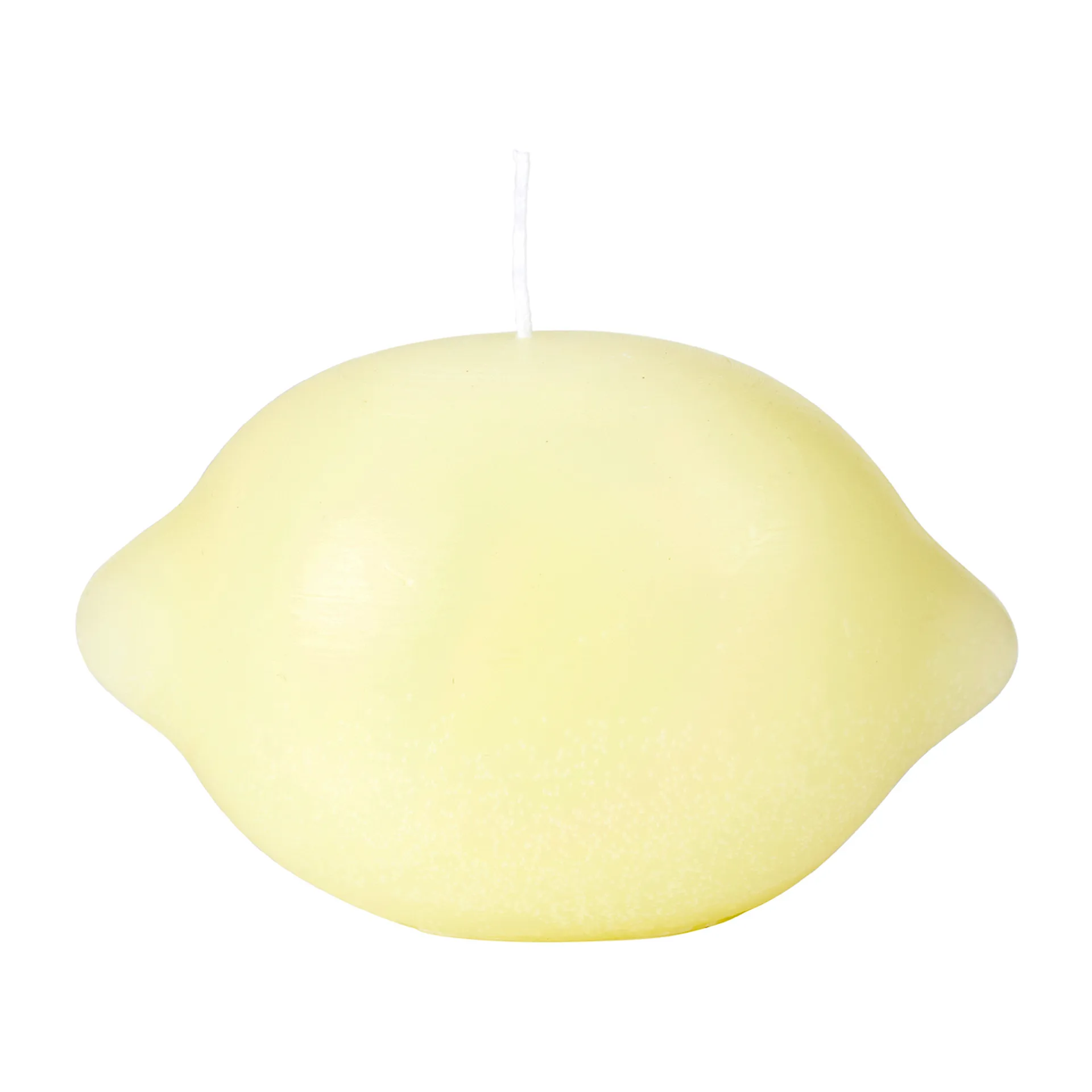 Lemon kaars 8,5 cm, Pastel yellow Broste Copenhagen