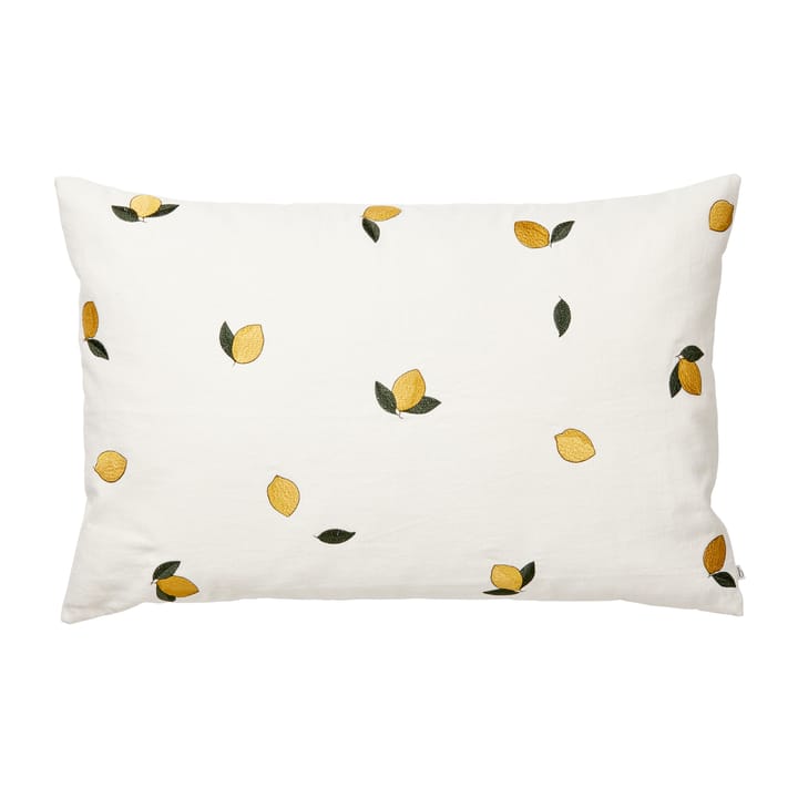 Lemon kussenhoes 40x60 cm - Golden yellow - Broste Copenhagen