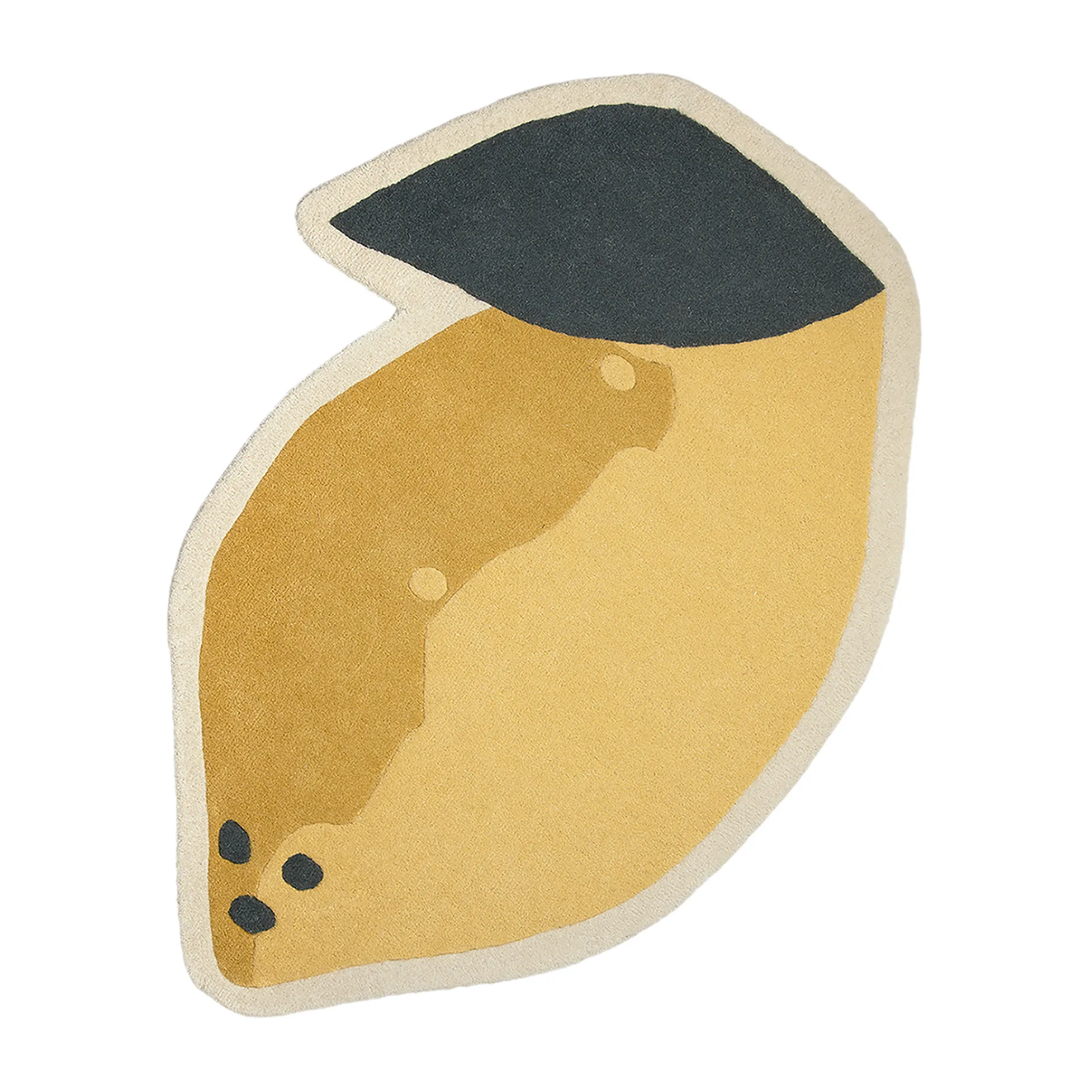 Lemon vloerkleed 86x120 cm, Harvest gold Broste Copenhagen