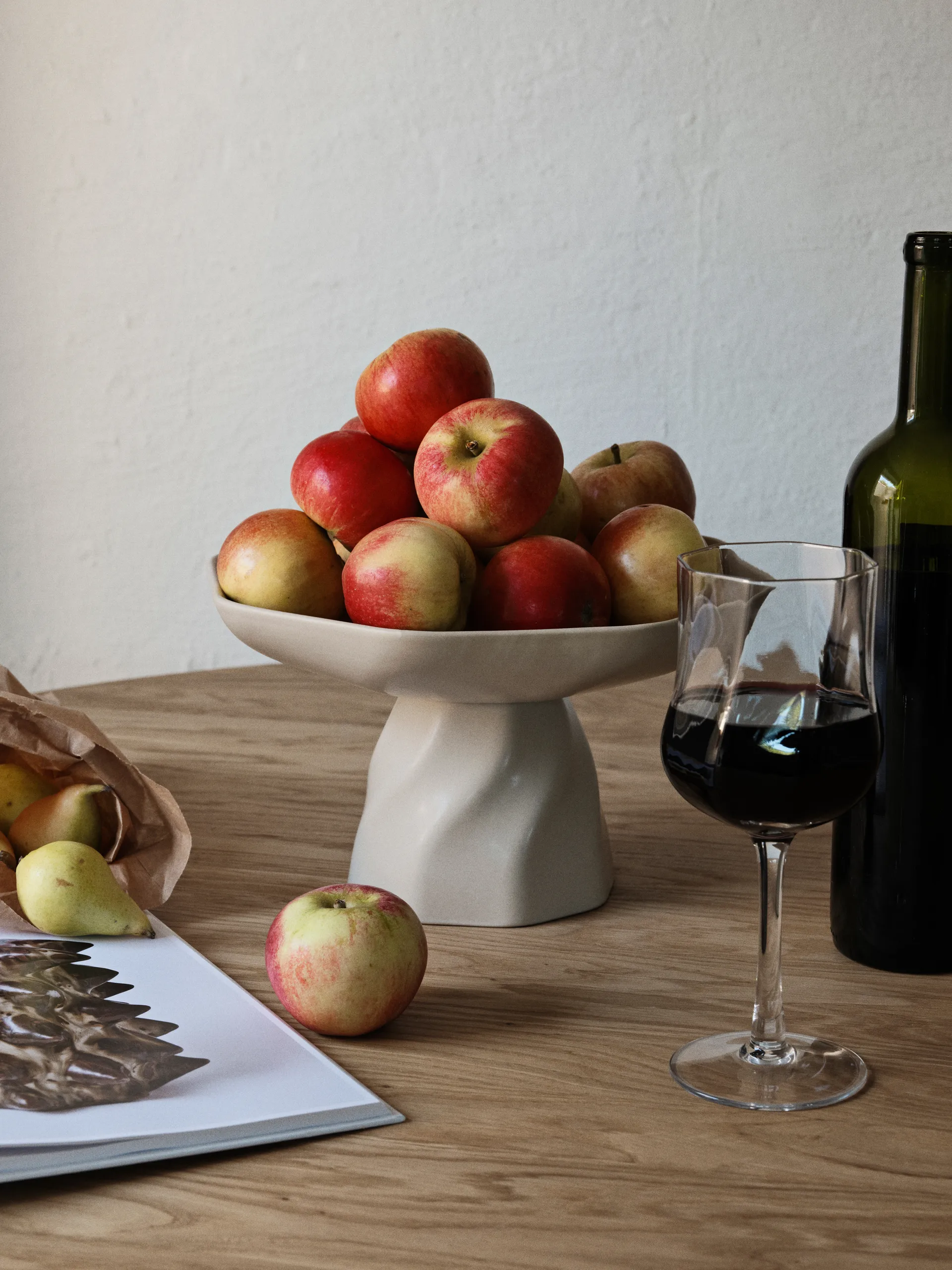 Limfjord centerpiece schaal Ø28 cm, Beige Broste Copenhagen