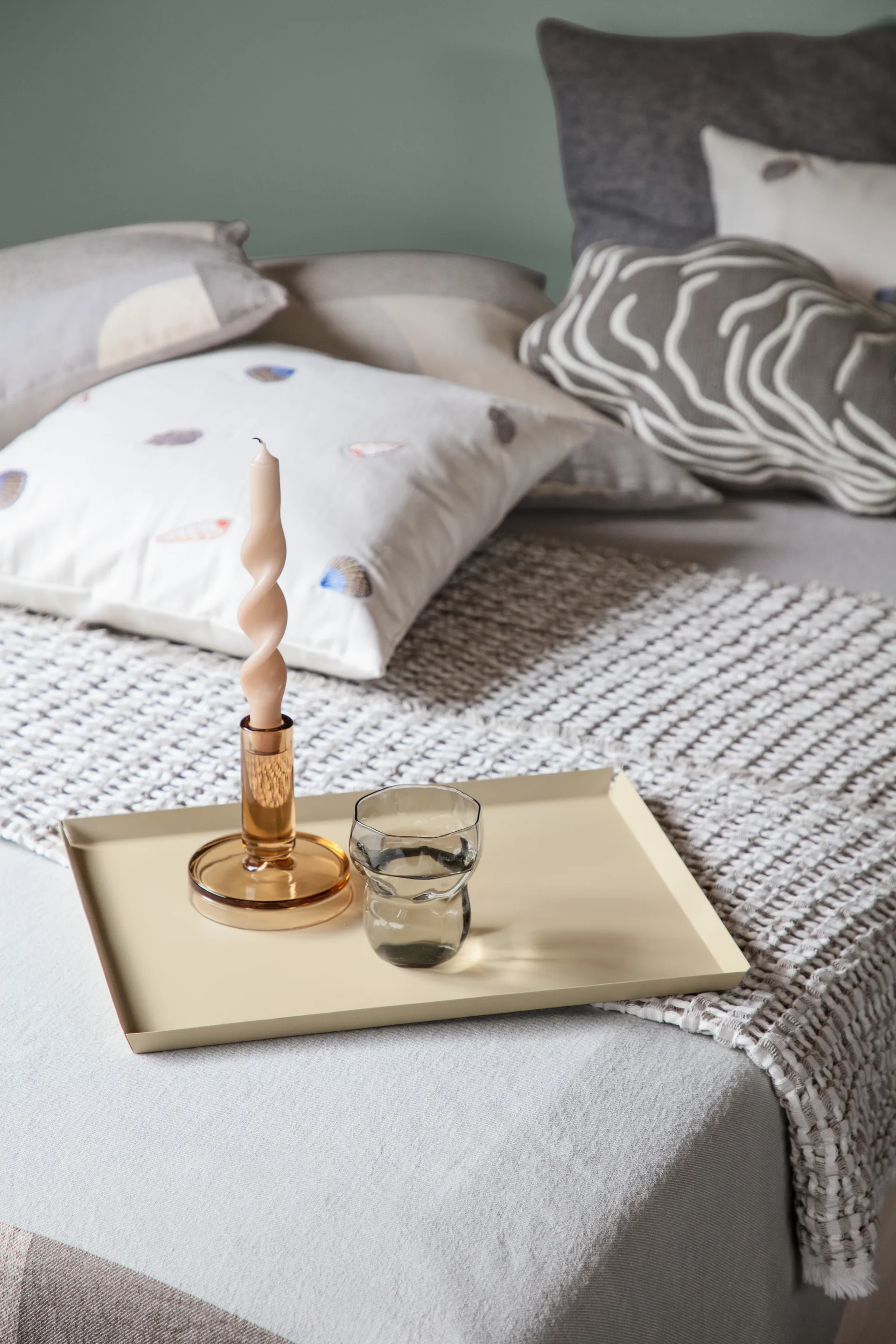 Limfjord drinkglas 25 cl, Light grey Broste Copenhagen