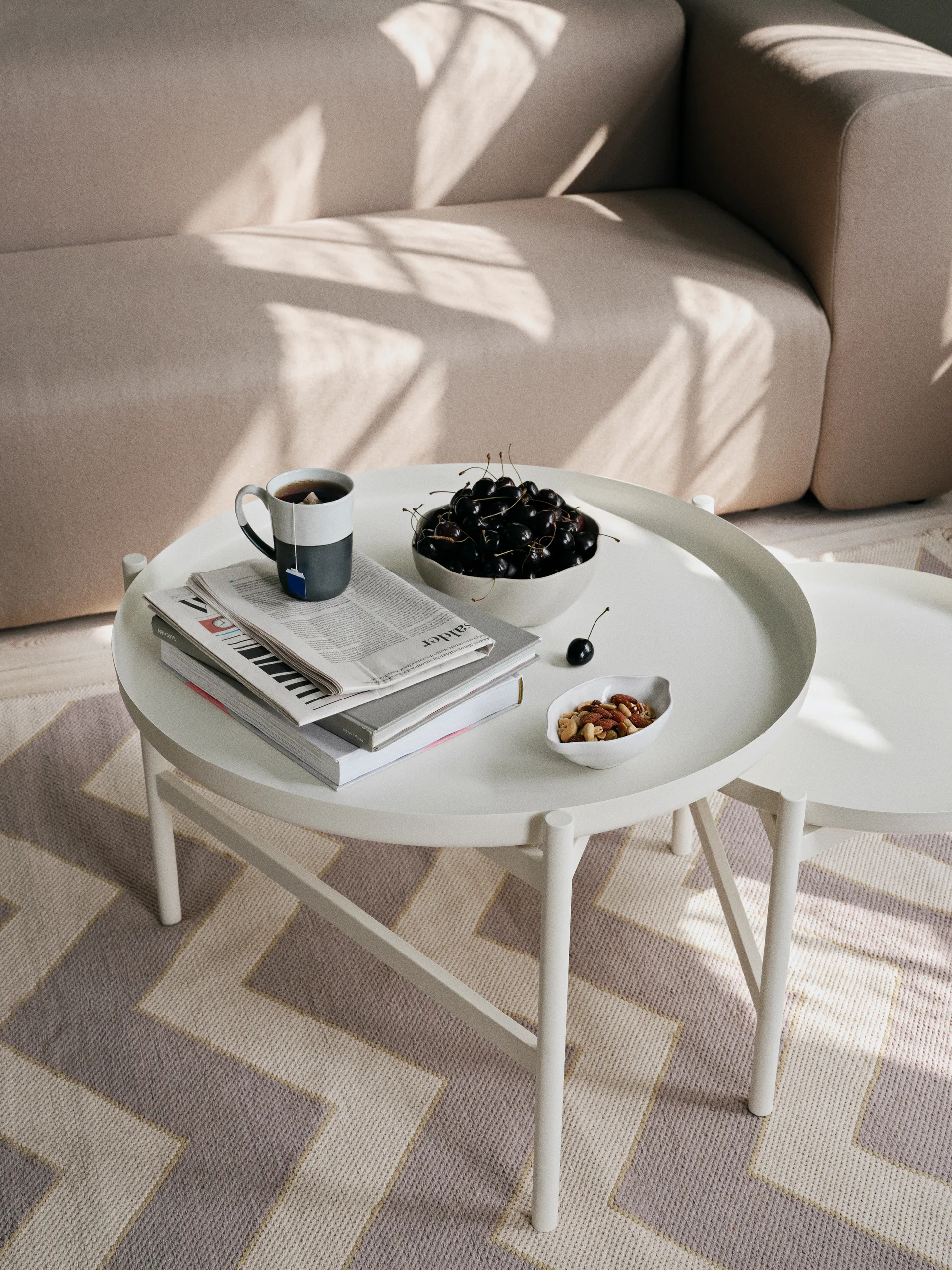 Limfjord schaal Ø14 cm, Light grey Broste Copenhagen