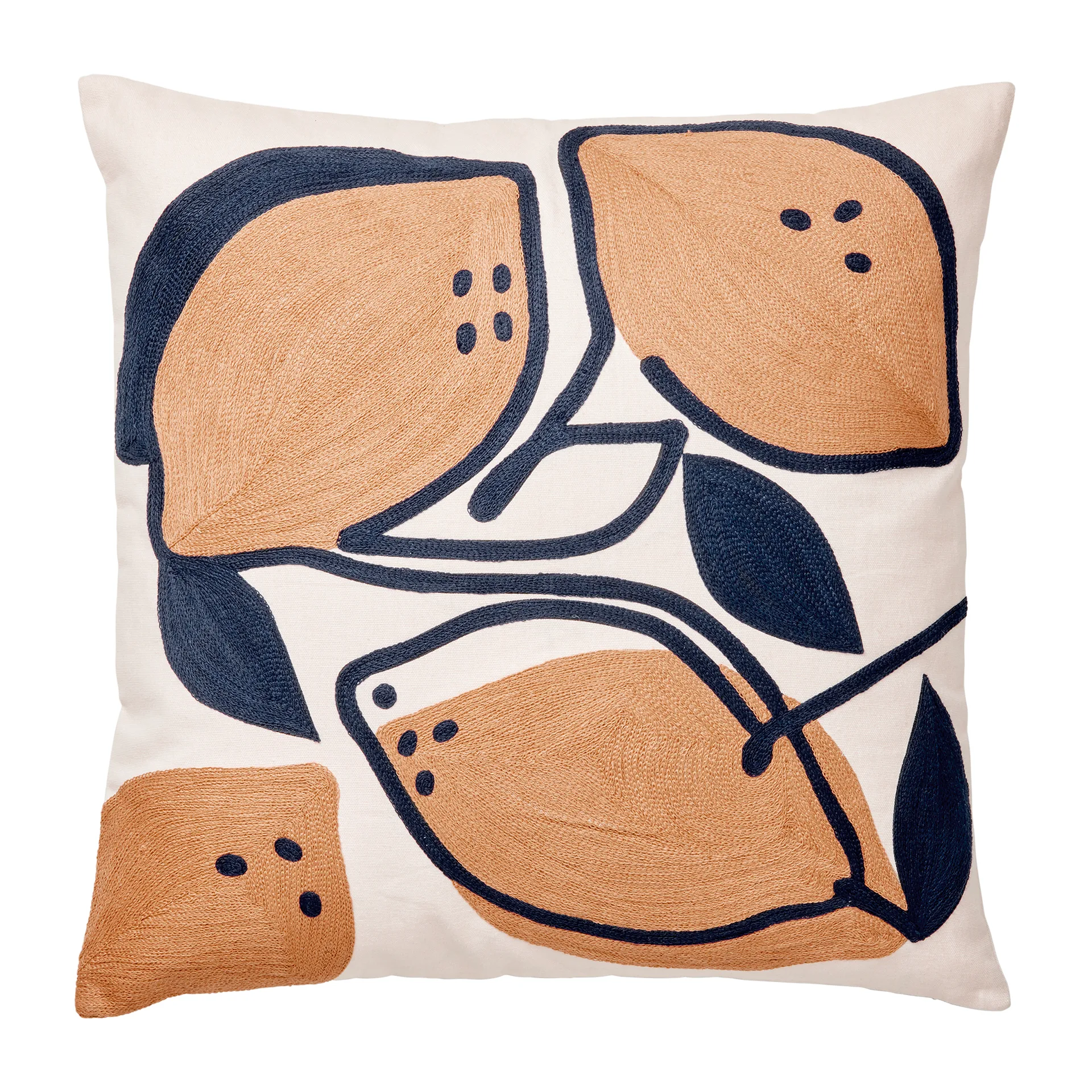 Limone kussenhoes 50x50 cm, Peach pink Broste Copenhagen