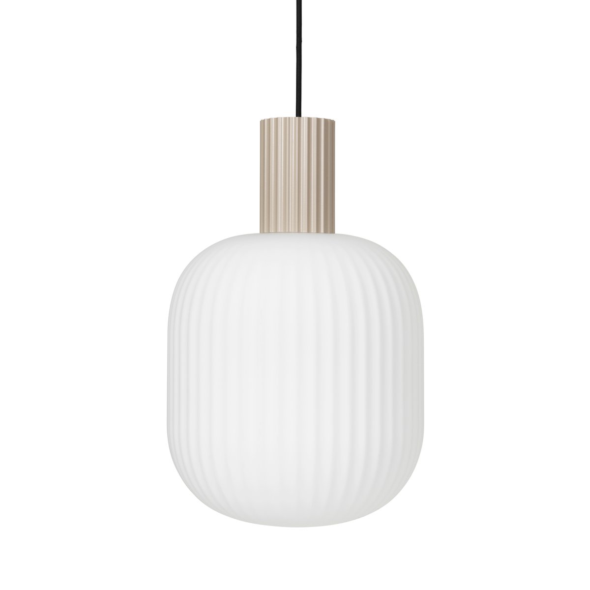 Broste Copenhagen Lolly hanglamp Zand-wit-o27 cm | Scandinavisch Interieur | Hanglampen | Zwart
