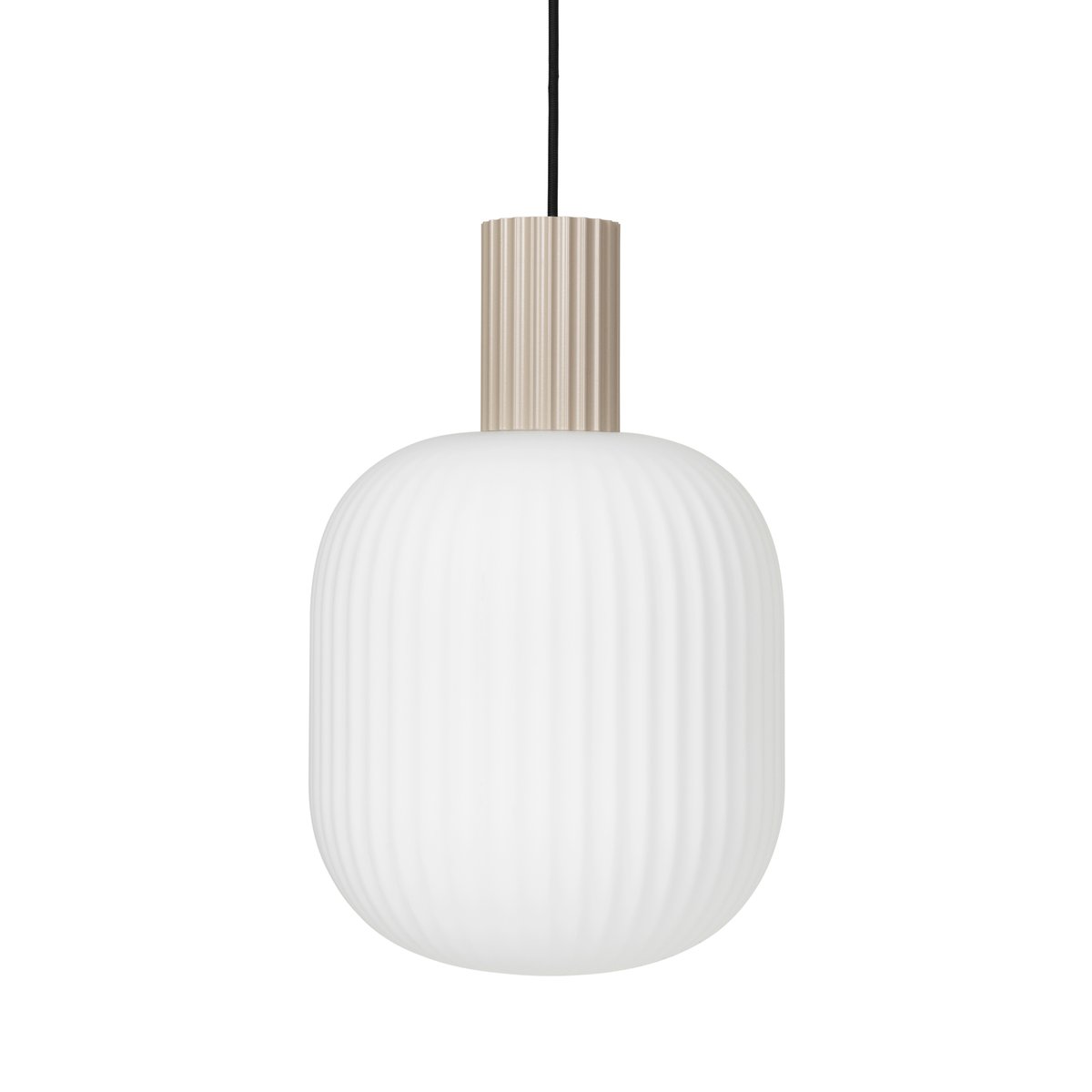 Broste Copenhagen Lolly hanglamp Zand-wit-Ø27 cm