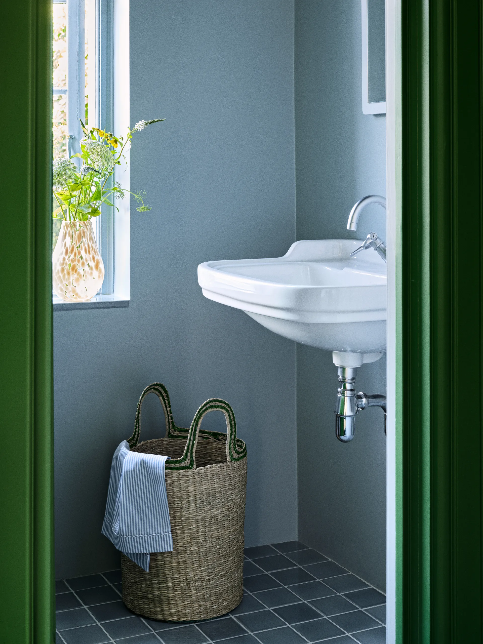 Lykke mand 3-delig, Natural-green Broste Copenhagen