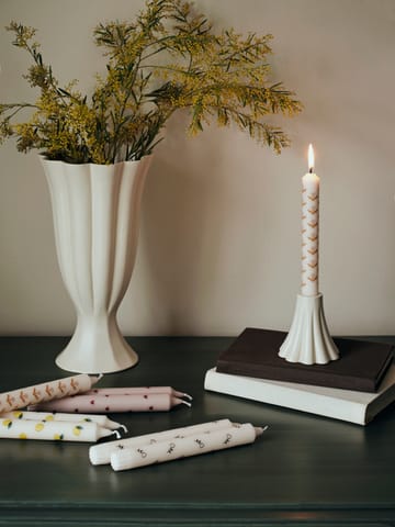 Mai kroonkaars 2-pack - White-black - Broste Copenhagen