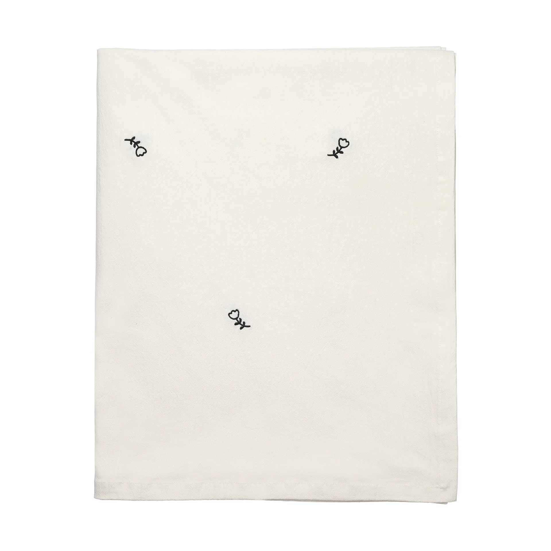 Mai tafellaken, 160x300 cm, black-off white Broste Copenhagen