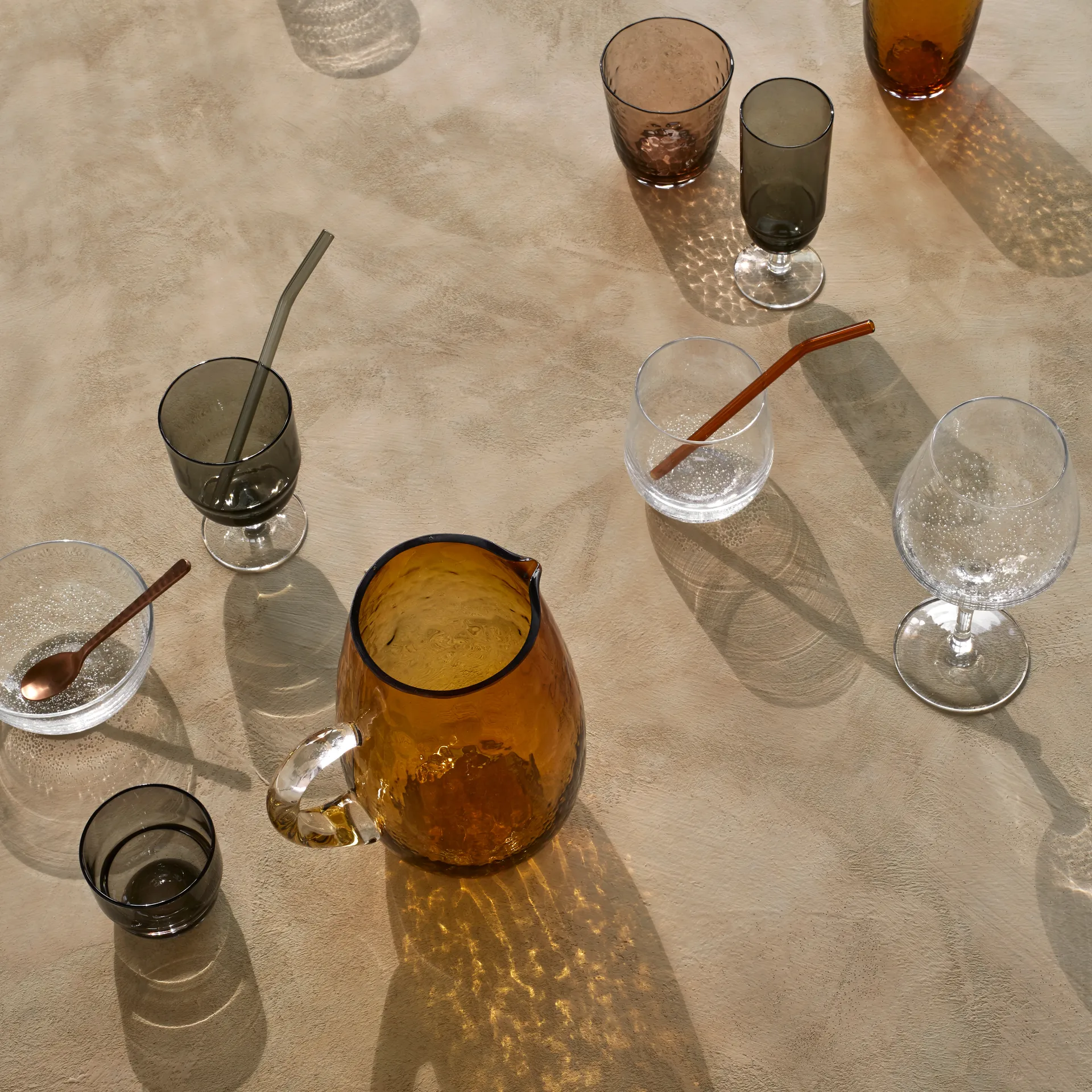 Malle rietjes 4-pack, Brown Broste Copenhagen