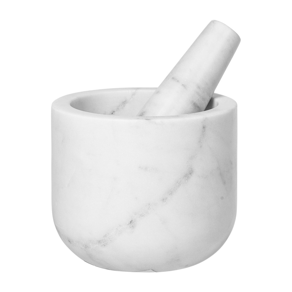Broste Copenhagen Marina vijzel marmer Wit | Scandinavisch Interieur | Vijzels & stampers | Wit