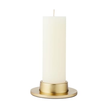 Maro kandelaar voor stompkaarsen - Brass Finish, 4 cm - Broste Copenhagen