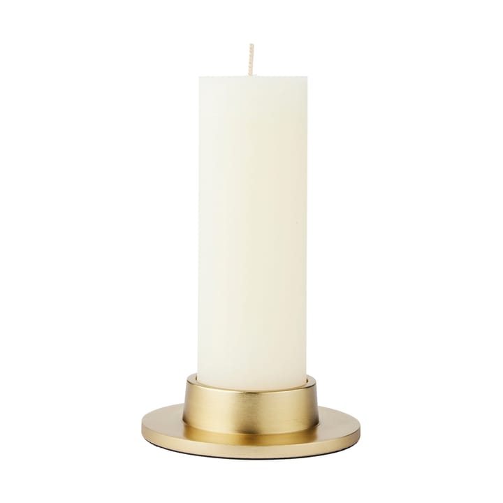 Maro kandelaar voor stompkaarsen, Brass Finish, 4 cm Broste Copenhagen