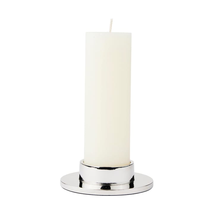 Maro kandelaar voor stompkaarsen, Silver Finish, 4 cm Broste Copenhagen