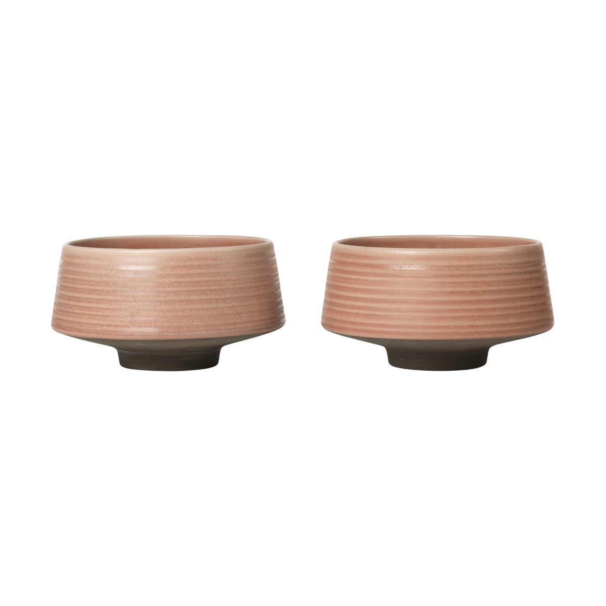 Broste Copenhagen Miko schaal o14 cm 2-pack Dusty pink