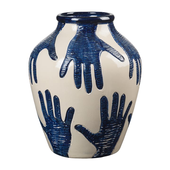 Mime vaas 40 cm - Intense blue-rainy day - Broste Copenhagen