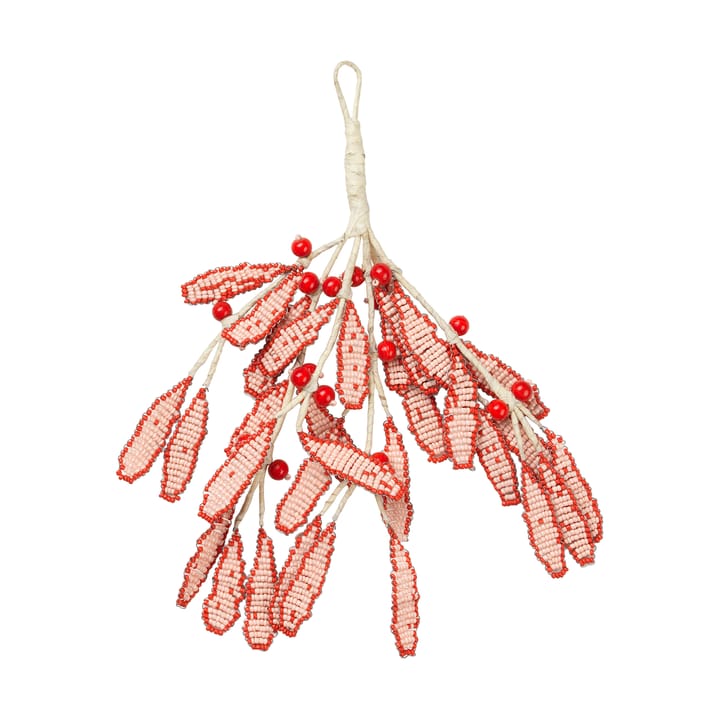 Mistletoe decoratiehanger 17x18 cm - Pumpkin orange - Broste Copenhagen
