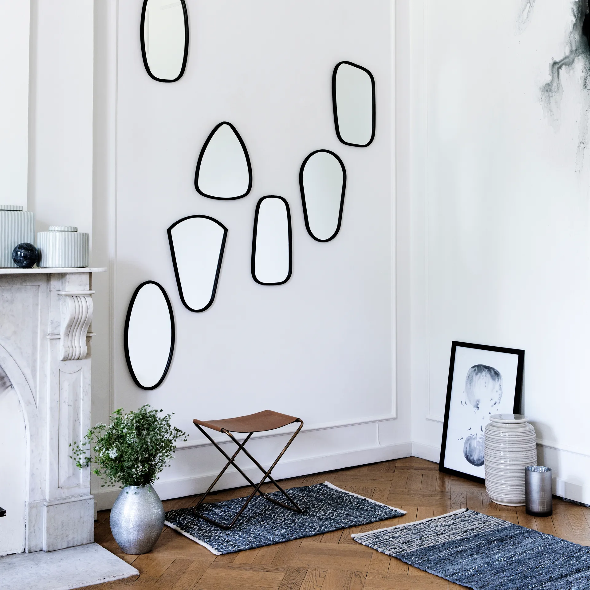 Nola klapkruk leer, bruin - 45 cm. Broste Copenhagen