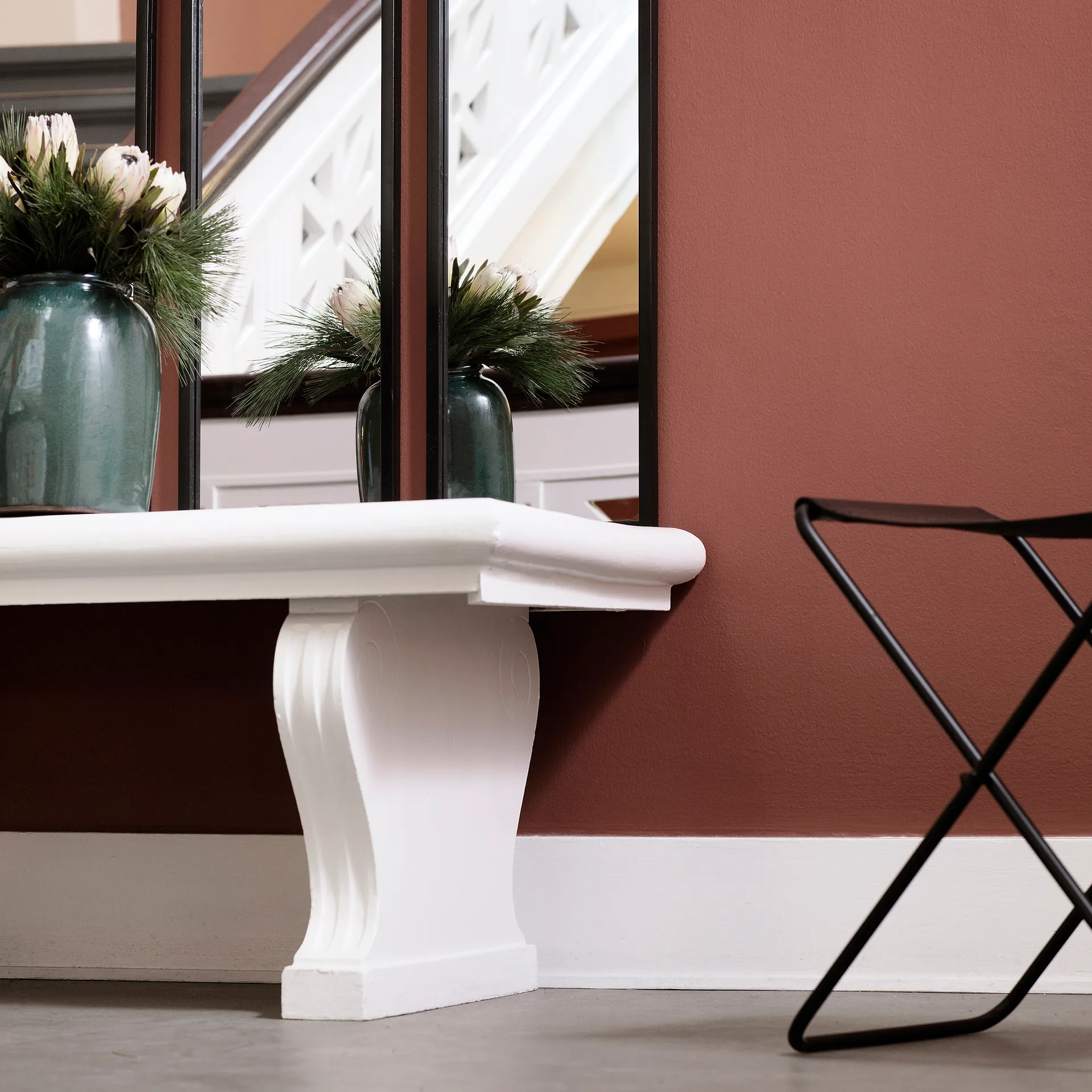 Nola klapkruk leer, Zwart -45 cm. Broste Copenhagen