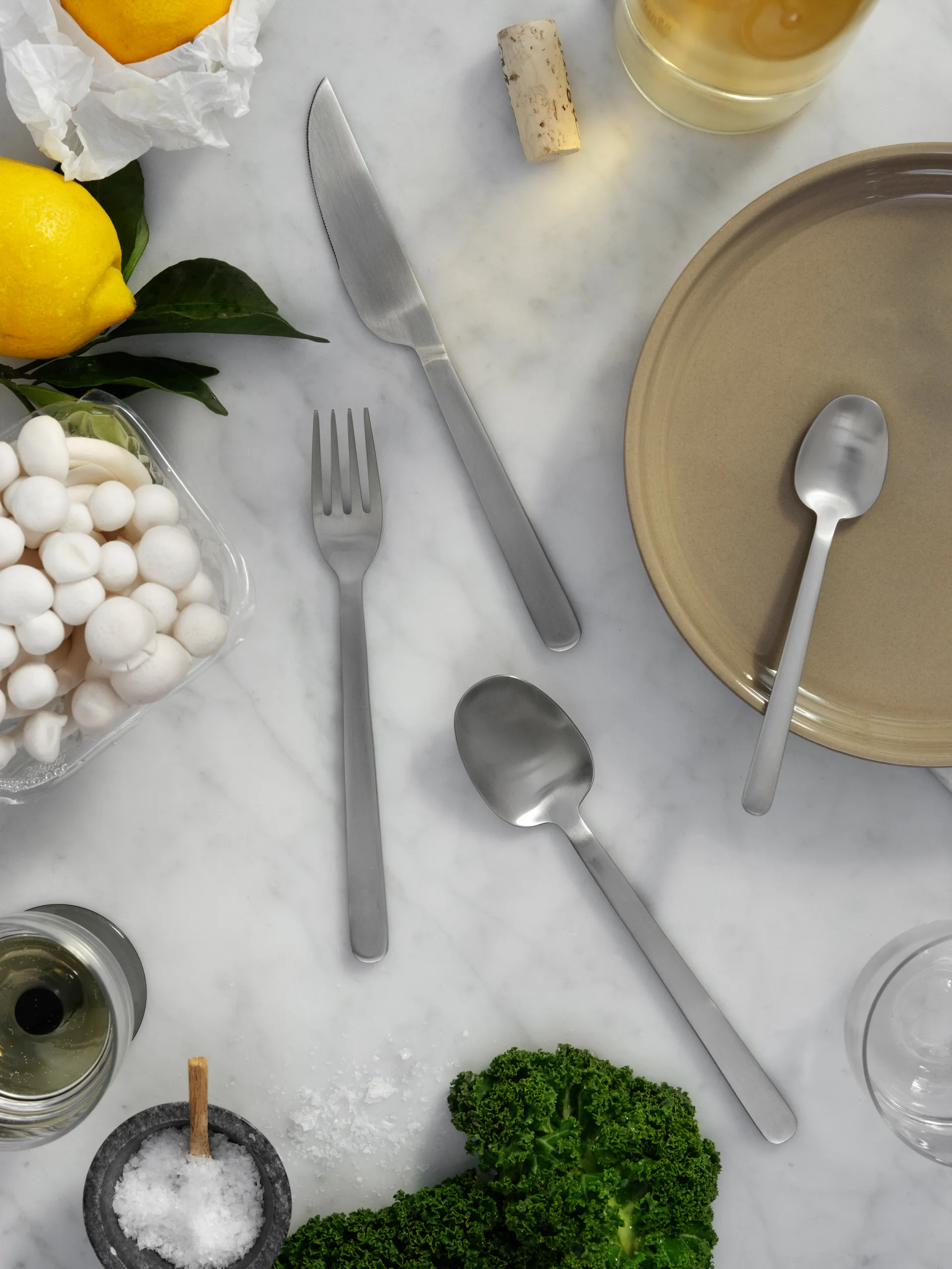 Nordic Bistro bestekset 16-delig, Mat satin Broste Copenhagen