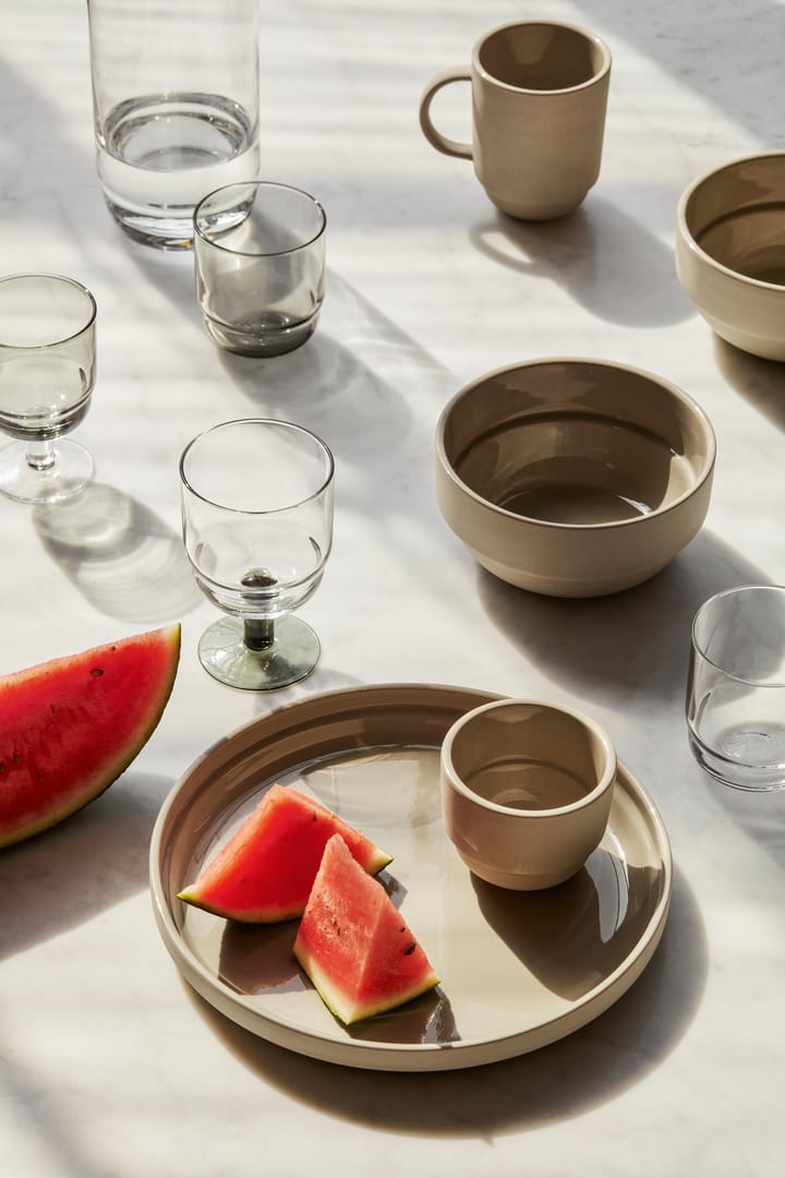 Nordic Bistro dinerbord Ø26 cm, Raw beige Broste Copenhagen