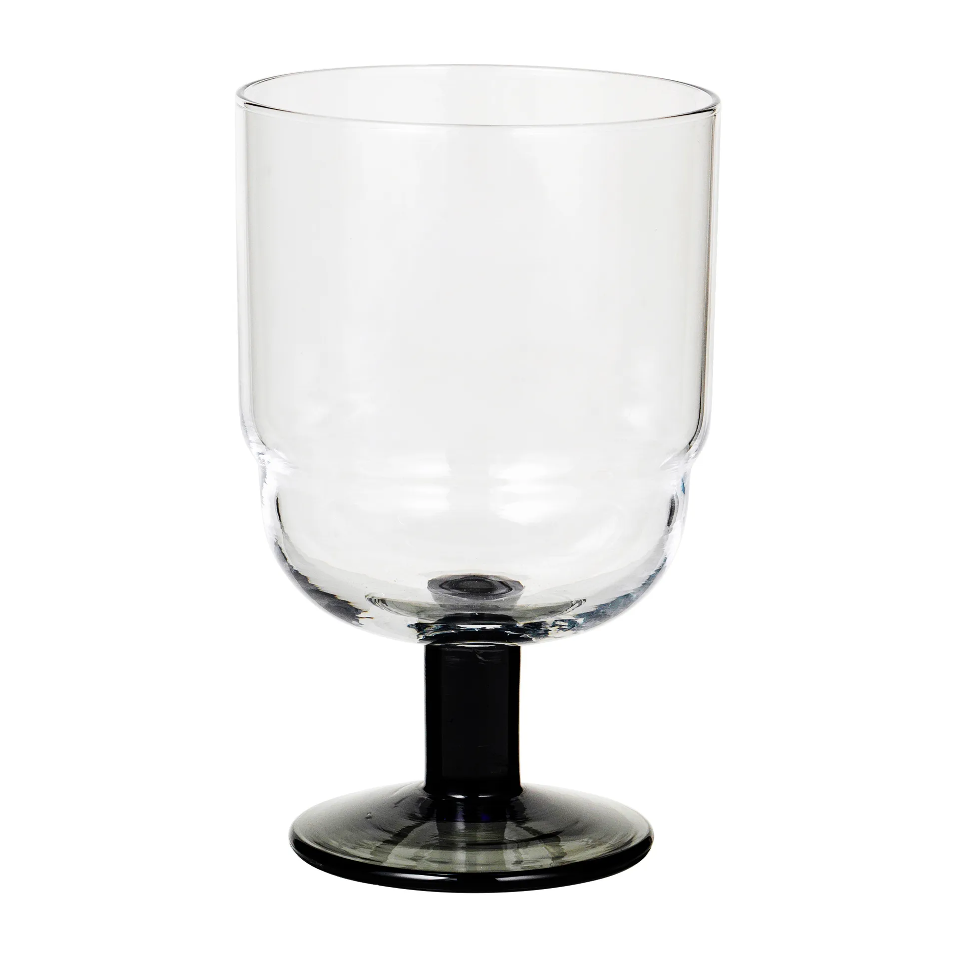 Nordic Bistro rodewijnglas 25 cl, Clear-smoke stem Broste Copenhagen