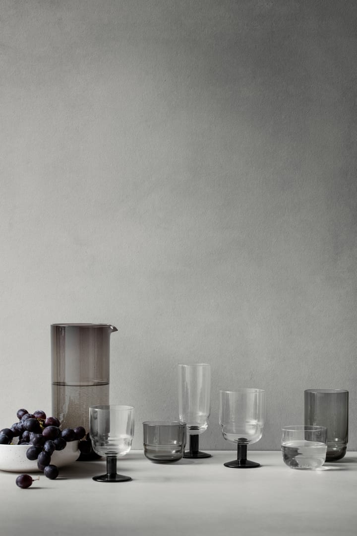 Nordic Bistro rodewijnglas 25 cl, Clear-smoke stem Broste Copenhagen