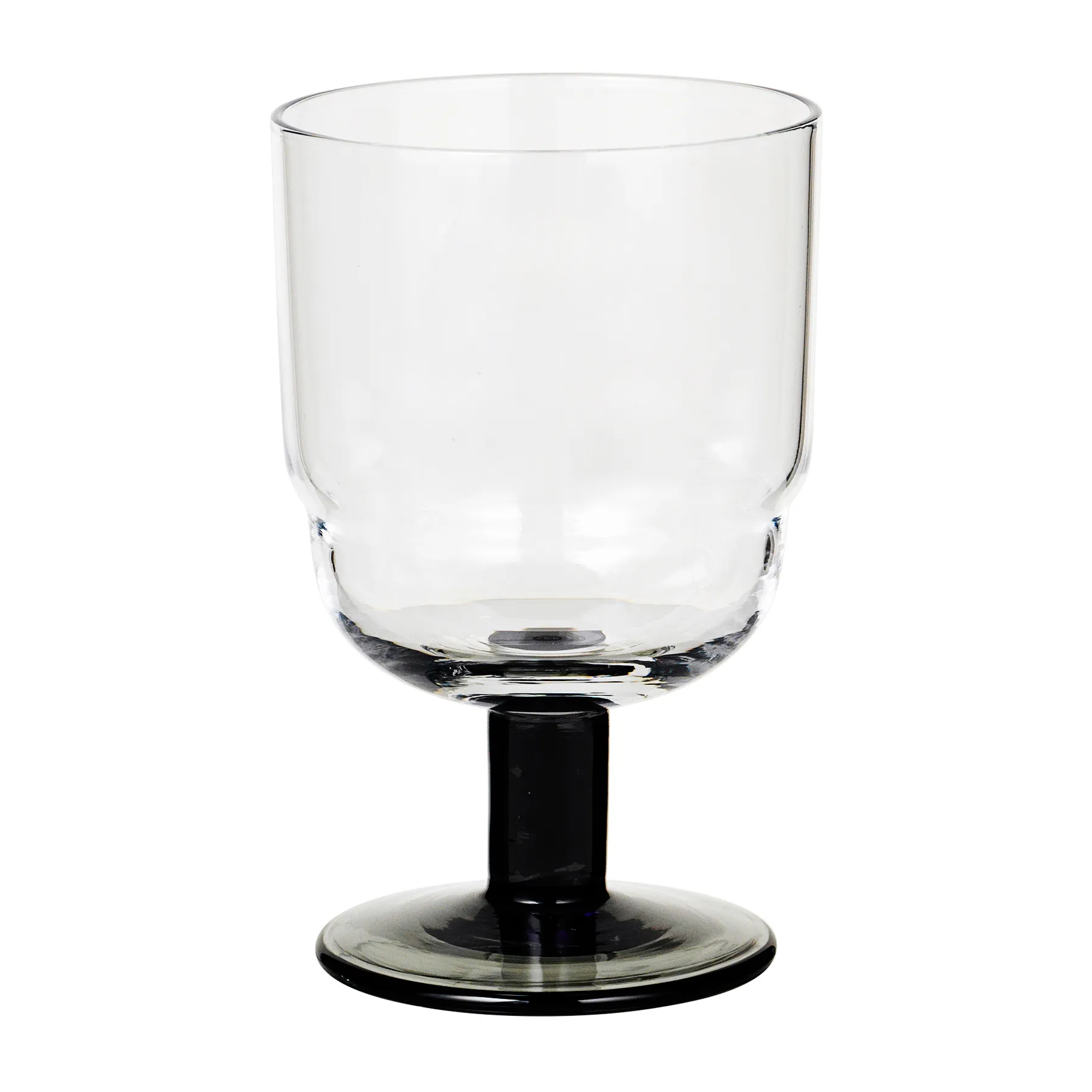Nordic Bistro wittewijnglas 20 cl, Clear-smoke stem Broste Copenhagen
