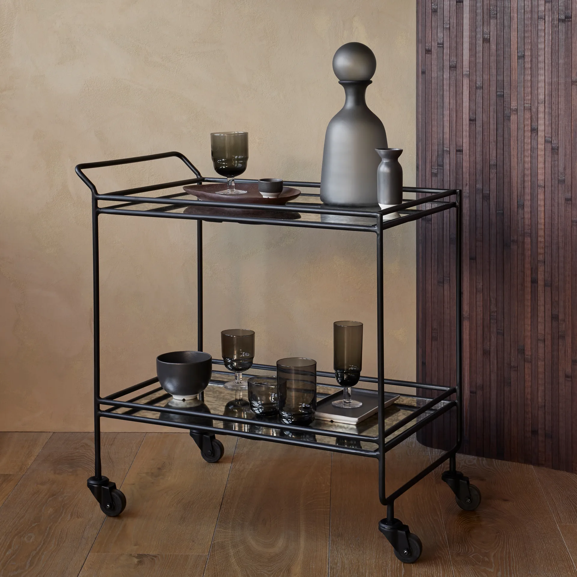 Nordic Bistro wittewijnglas 20 cl, Smoke-clear Broste Copenhagen