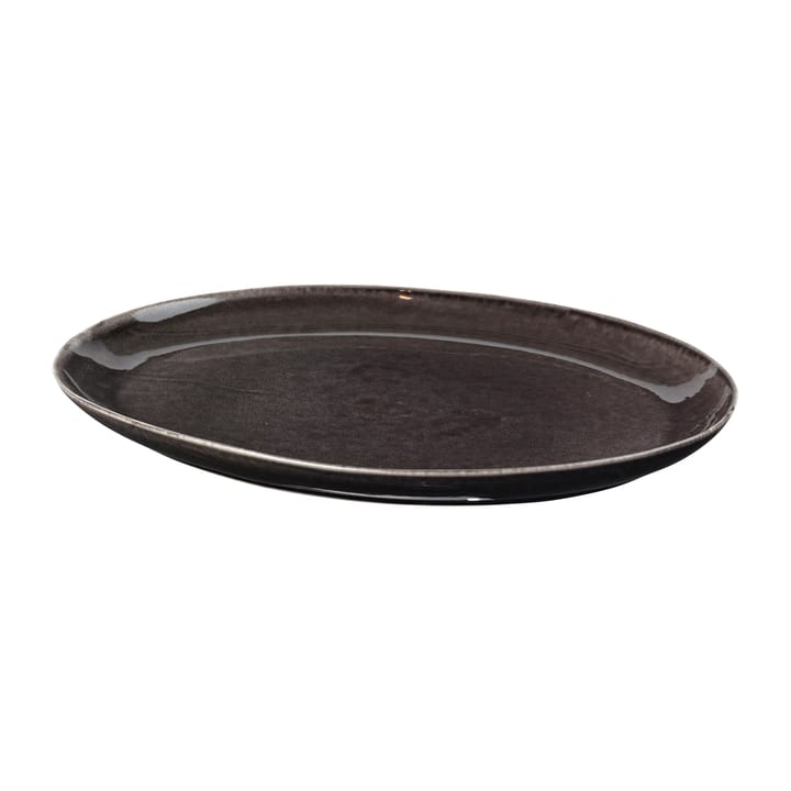 Nordic Coal ovale schotel 26,5x36,5 cm - Charcoal - Broste Copenhagen