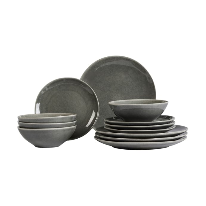 Nordic Rain serviesset - 12-delig - Broste Copenhagen