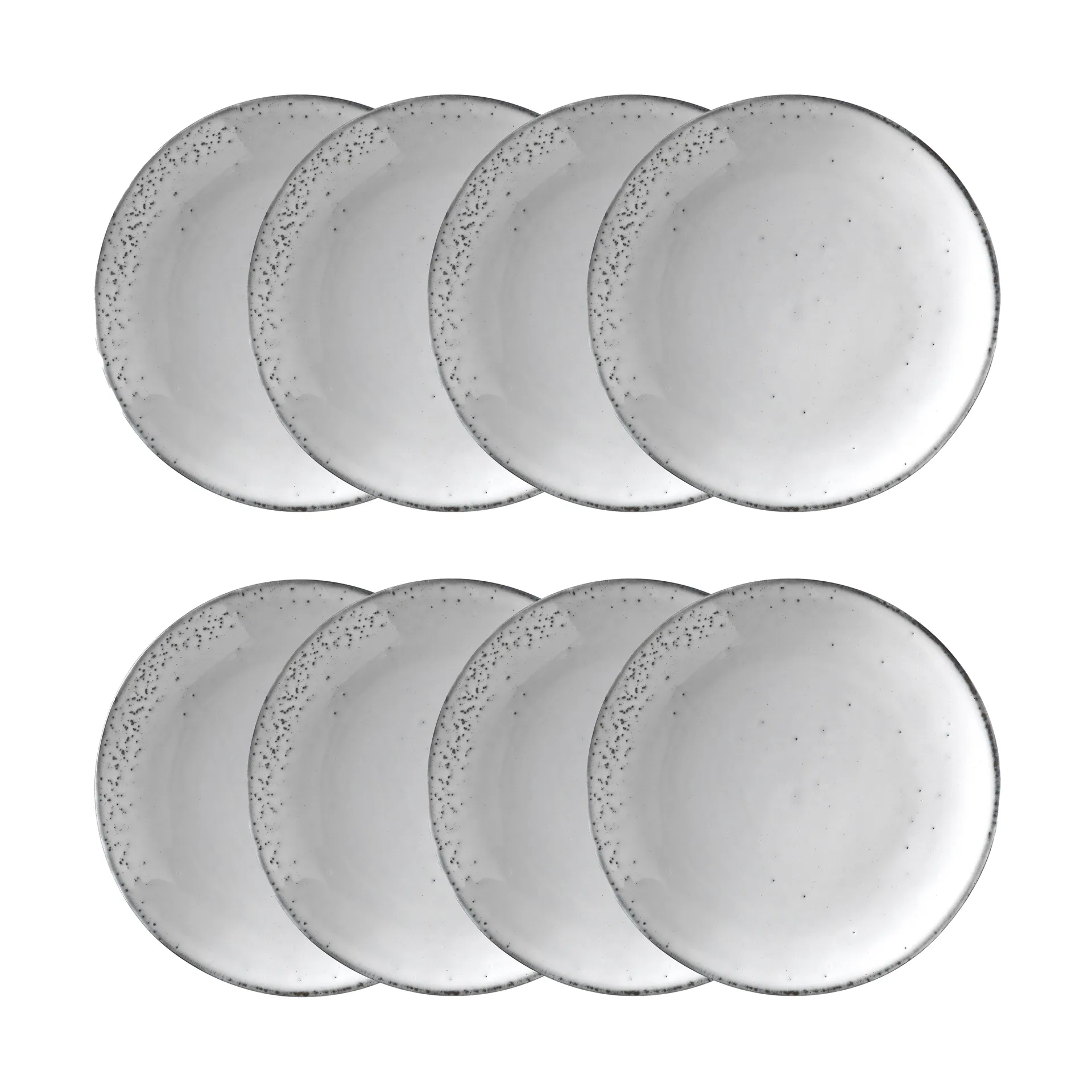 Nordic Sand bord Ø20 cm 8-pack,  Broste Copenhagen